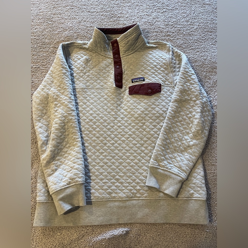 Patagonia women's size Medium Synchilla quarter snap pullover